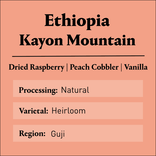 Ethiopia Kayon Mountain Natural - 5lb