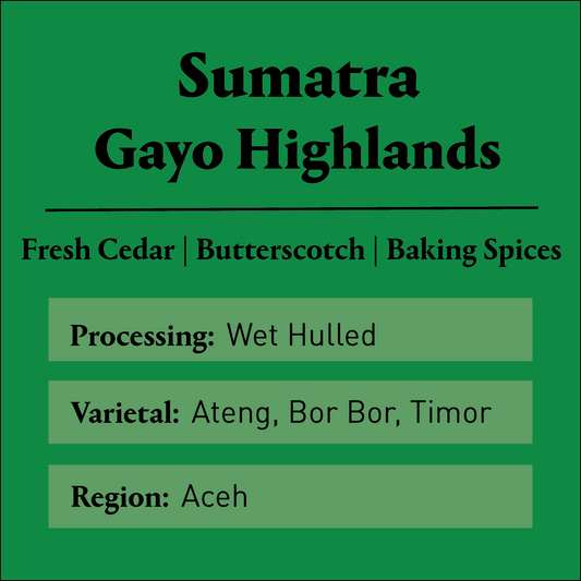 Sumatra Garmindo Coop - 5lb