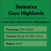 Sumatra Garmindo Coop - 5lb