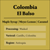 Colombia El Balso