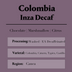 Colombia Inza Decaf
