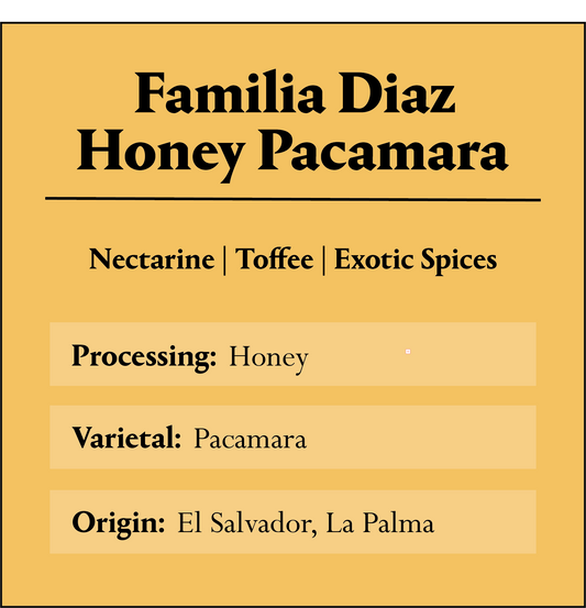 Familia Diaz - Honey Pacamara - 5lb